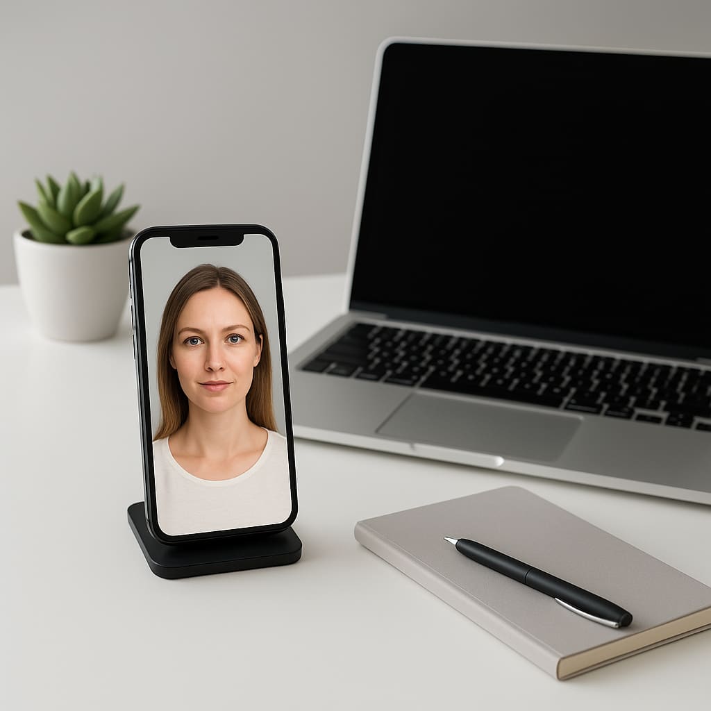 Digitale Dokumentenfoto-Vorbereitung